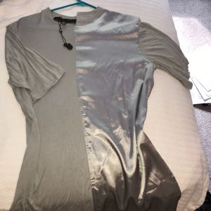 Missguided half and half t-shirt dress